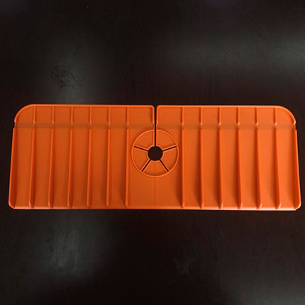 Tapis anti-éclaboussures en silicone pour robinet