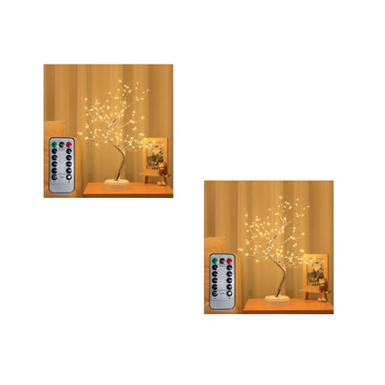 Nouvelle lampe LED en fil de cuivre avec ciel étoilé et lumière colorée pour arbre à riz