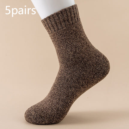 Chaussettes mi-mollet chaudes doublées en polaire